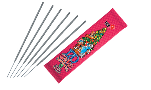  Бенгальские свечи 6 шт 170 мм в пакете  в Бавлах